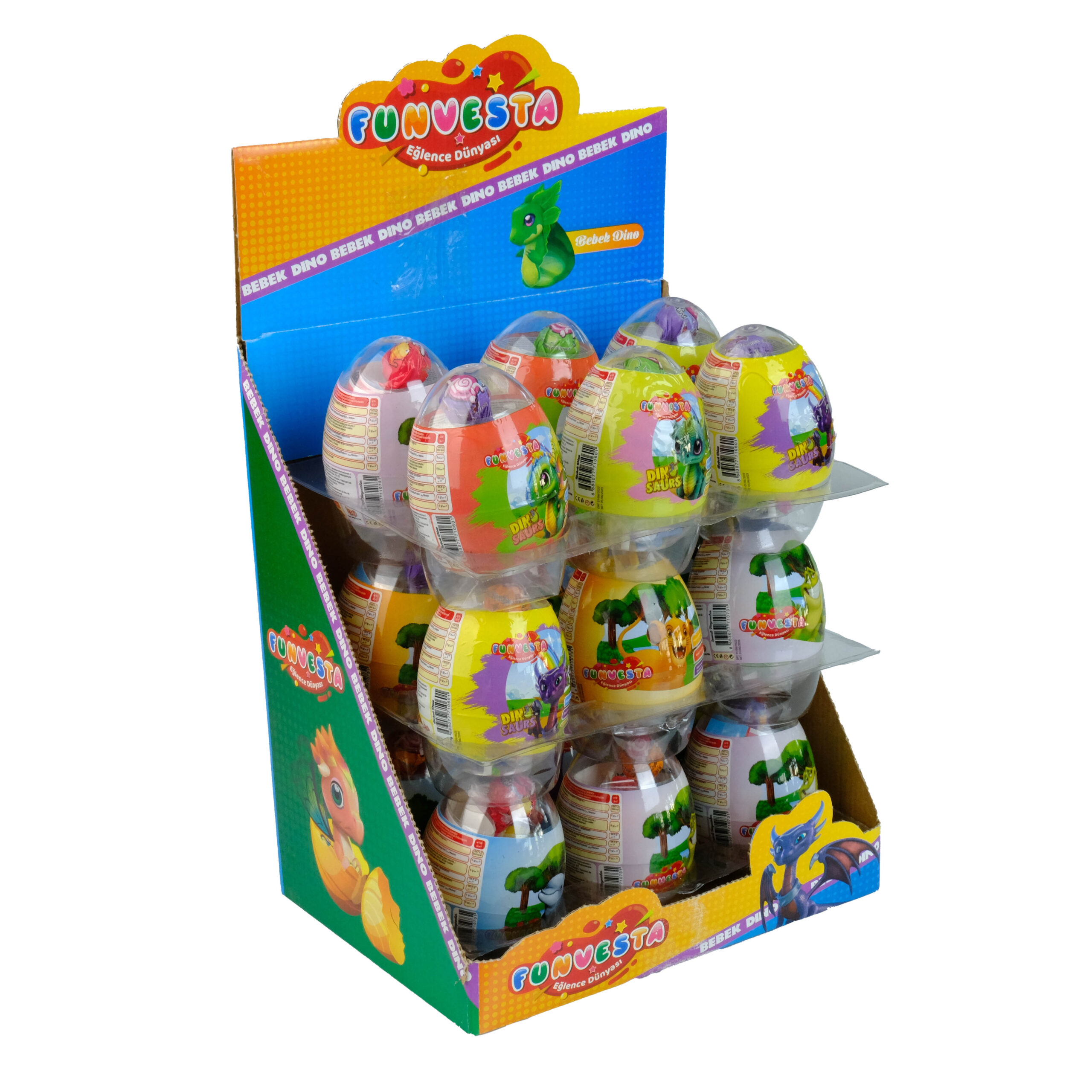 Bebek Dino Medium Şeffaf – Funvesta